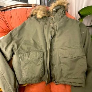 New with tags Puffer hooded Jacket
